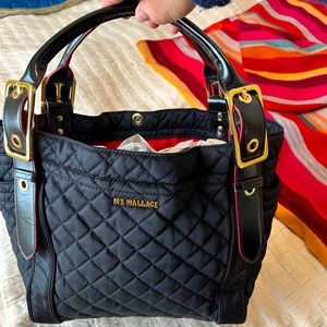 Rare MZ Wallace buckle tote from the archives.  Sturdy Bedford quilted nylon.